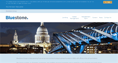 Desktop Screenshot of bluestone.co.uk