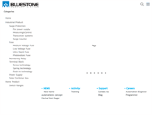 Tablet Screenshot of bluestone.co.th